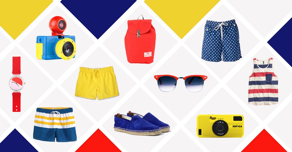 Blau, Rot, Gelb - Primärfarben im Trend