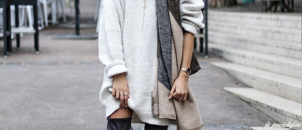 Comment porter la robe-pull cet hiver ?